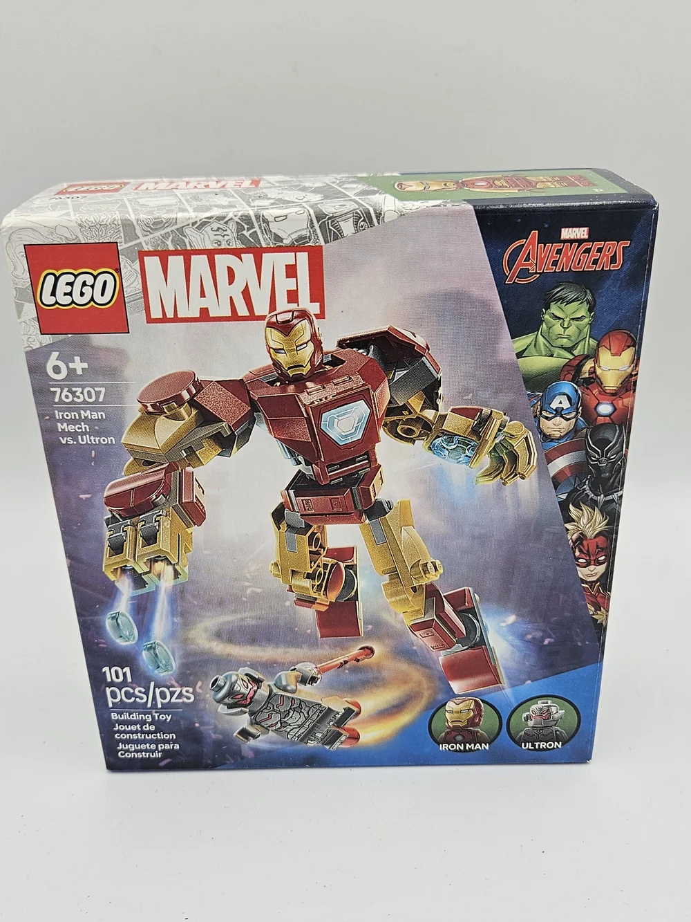 LEGO Marvel Avengers Iron Man Mech Armor Sets (3) -76203, 76140 & 76307